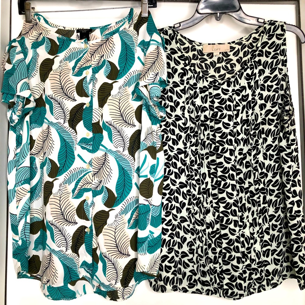 COPY - 👚 BOGO: Ann Taylor & Loft Floral Dress Shirt Blouse